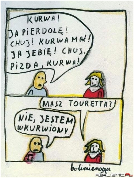 Masz Touretta?