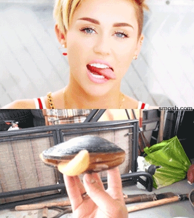 Miley języczek uwagi