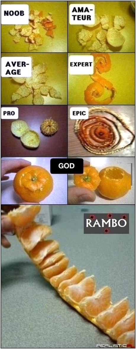 Obieranie mandarynek