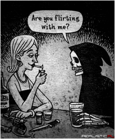 Paląc flirtujesz z...