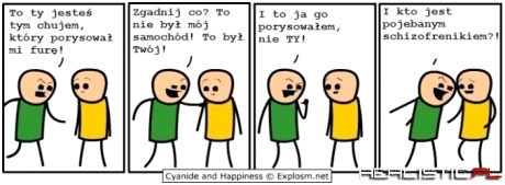 Pojebany schizofrenik