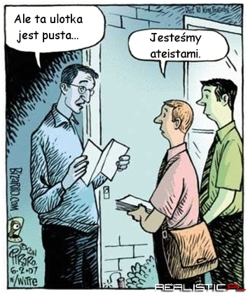 Pusta ulotka u twych drzwi