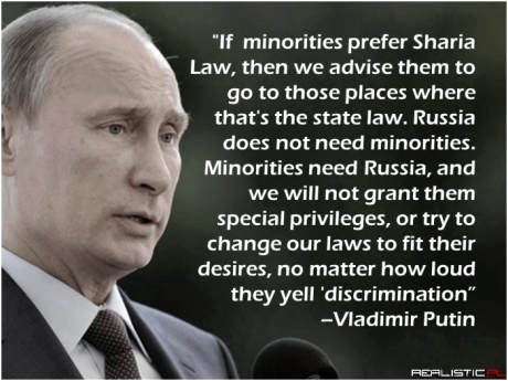 Putin o mniejszościach