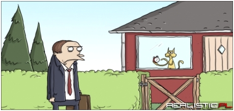 Status związku: żyję z kotem