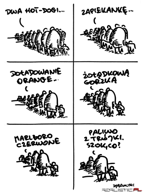 Tymczasem na stacji benzynowej