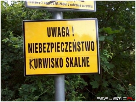 Uwaga niebezpieczeństwo