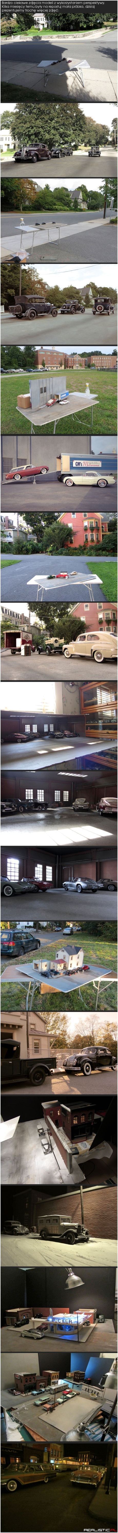 Zdjęcia aut w perspektywie