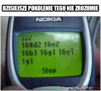 Dzisiejsze pokolenie tego nie zrozumie