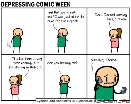 Explosm, depressing comic week
