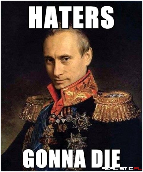Haterzy i Putin