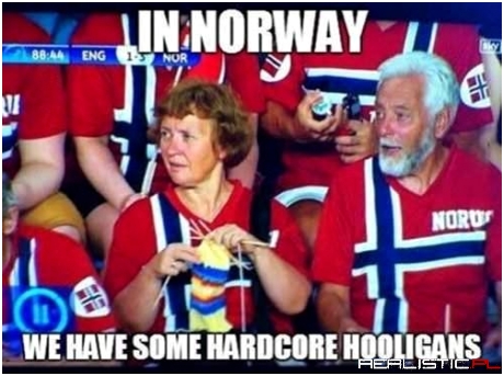 Huligani w norwegii