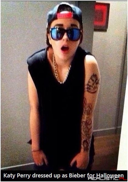 Kate Perry jako Justin Bieber