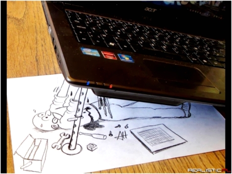 Laptop na warsztacie