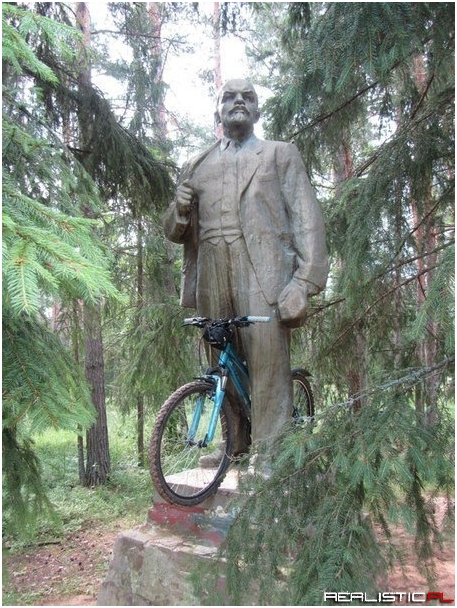 Lenin rowerzysta