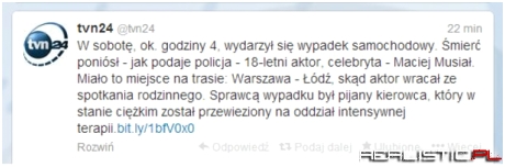 Maciej musiał [*]