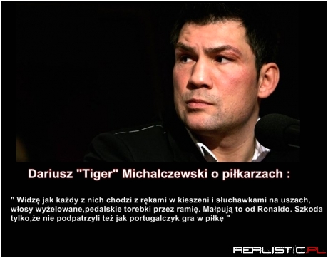Michalczewski o piłkarzach
