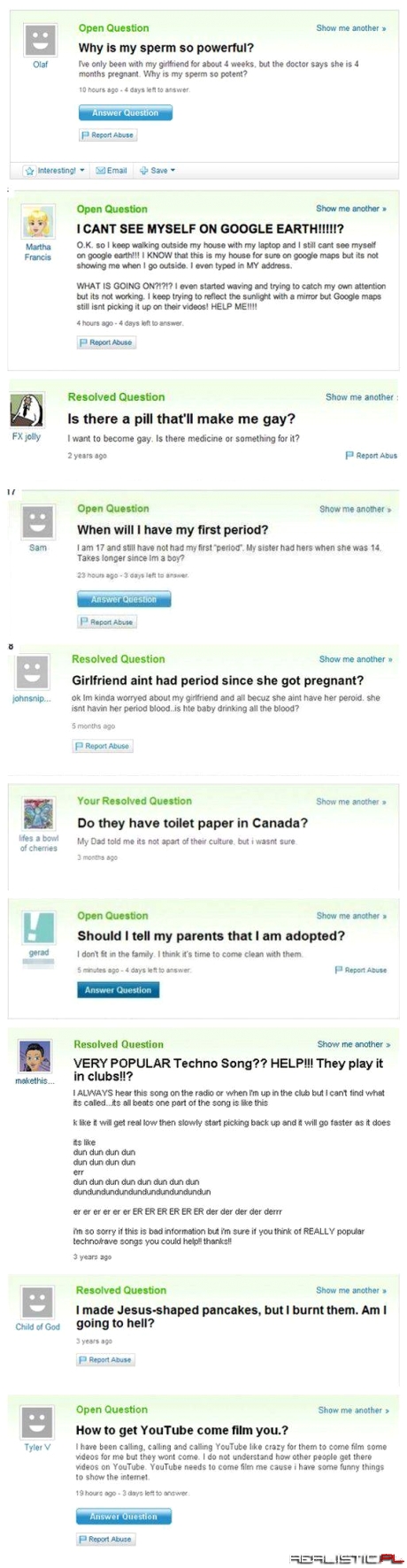 Najdziwniejsze pytania