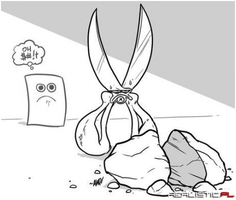 Nożyce biją kamień