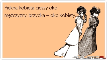 Piękna i brzydka kobieta
