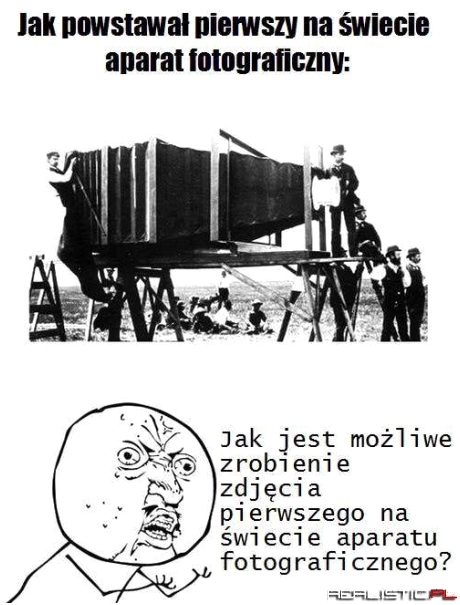 Pierwszy aparat na świecie