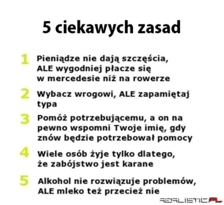 Zasady życia