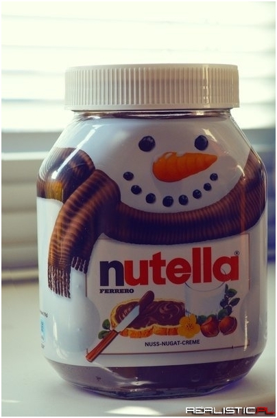 Bałwan Nutella