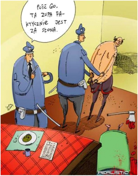 Bo zupa była za słona