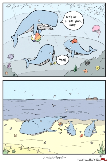 Komiks o wielorybach
