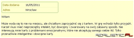 Pilnie poszukiwany karzeł