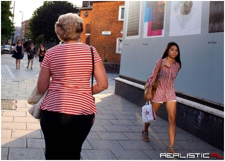 Pionowe paski wyszczuplają