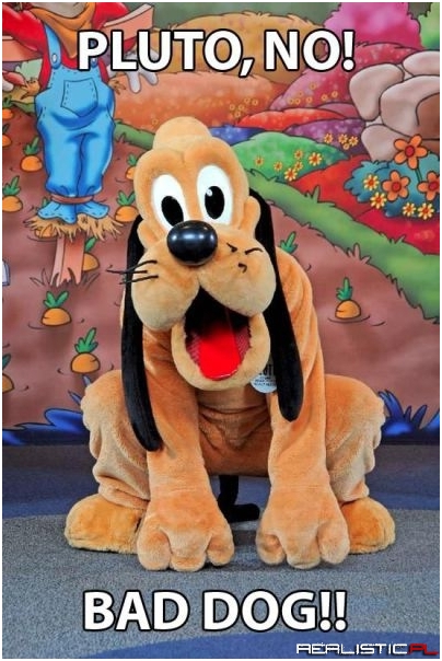 Pluto no!