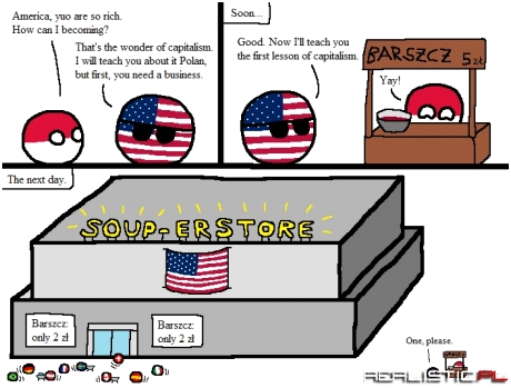 Polandball, lekcja kapitalizmu