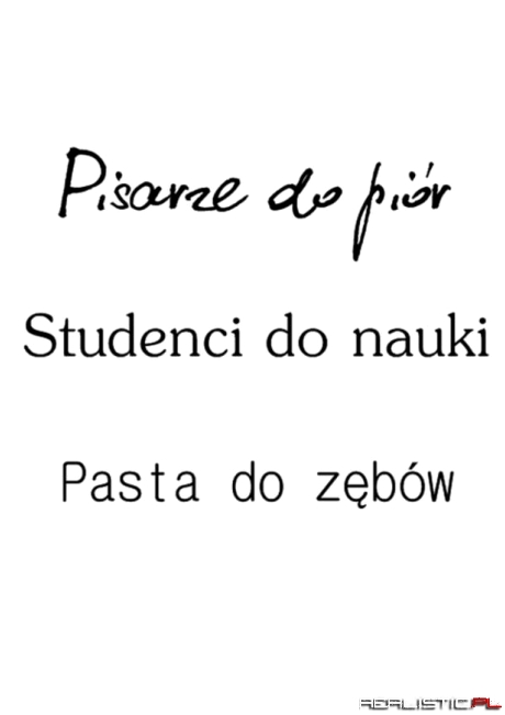 Studenci do nauki
