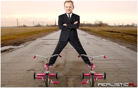 Tusk w reklamie Volvo