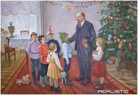 Wujek Lenin świątecznie