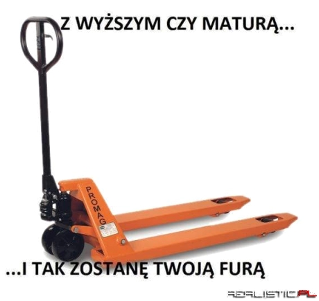 Z wyższym czy maturą