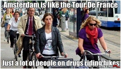 Amsterdam jak Tour de France