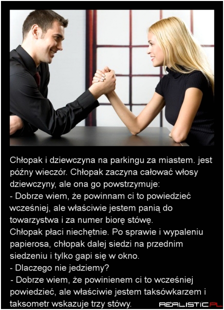Chłopak i dziewczyna na parkingu za miastem