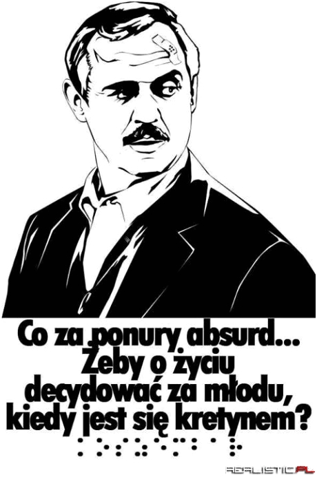 Co za ponury absurd