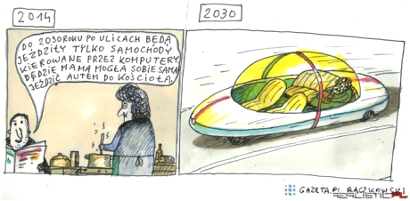 Do 2030 roku po ulicach będą jeździły tylko samochody