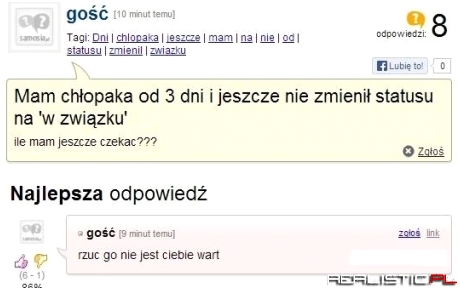 Mam chłopaka...