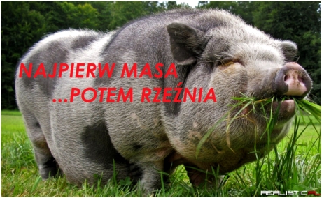 Najpierw masa...