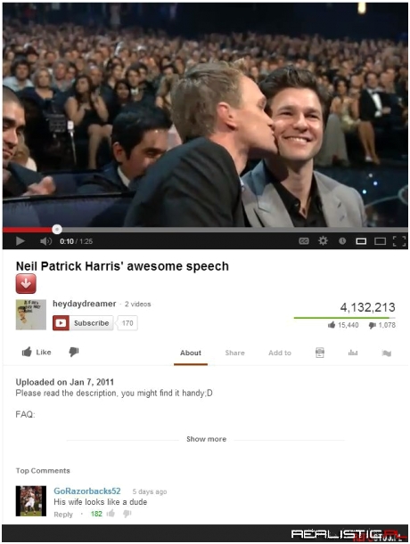 Neil Patric z żoną