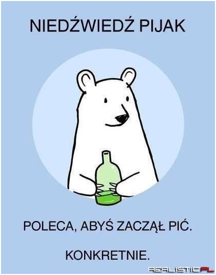 Niedźwiedź pijak