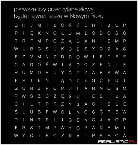 Pierwsze trzy słowa