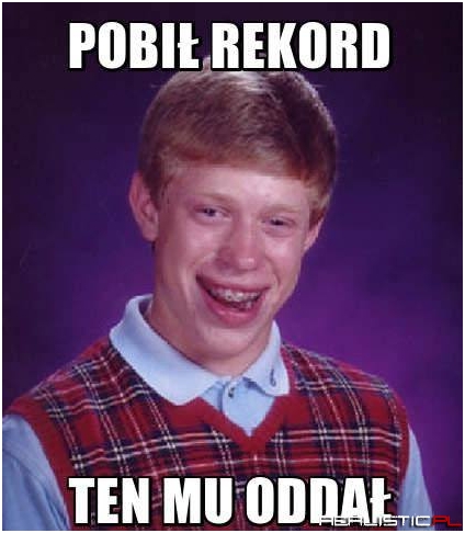 Pobił rekord