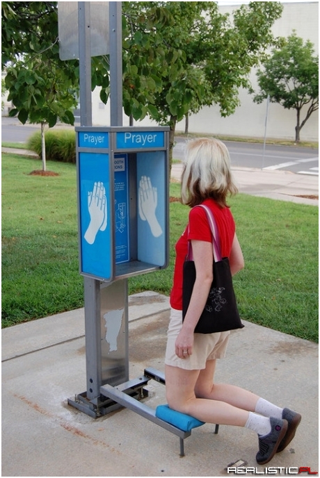 Public prayer booth