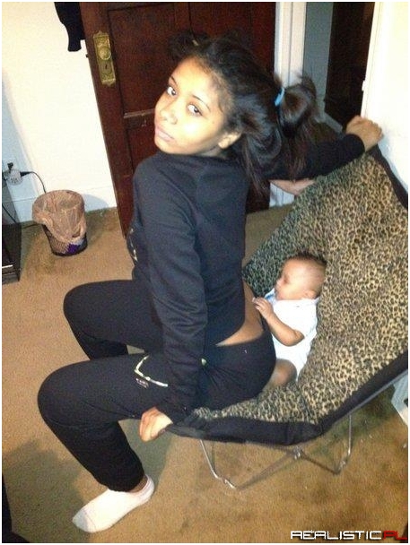 Samojebka z dzieciakiem