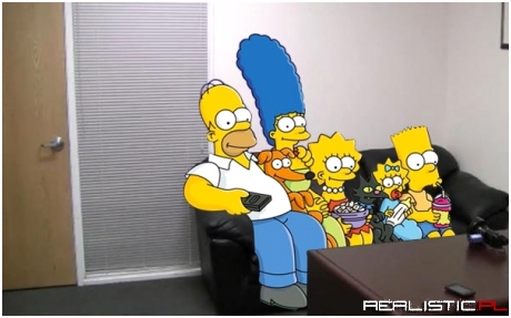 Simpsonowie na kanapie