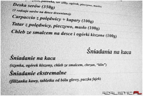 Śniadanie na kaca